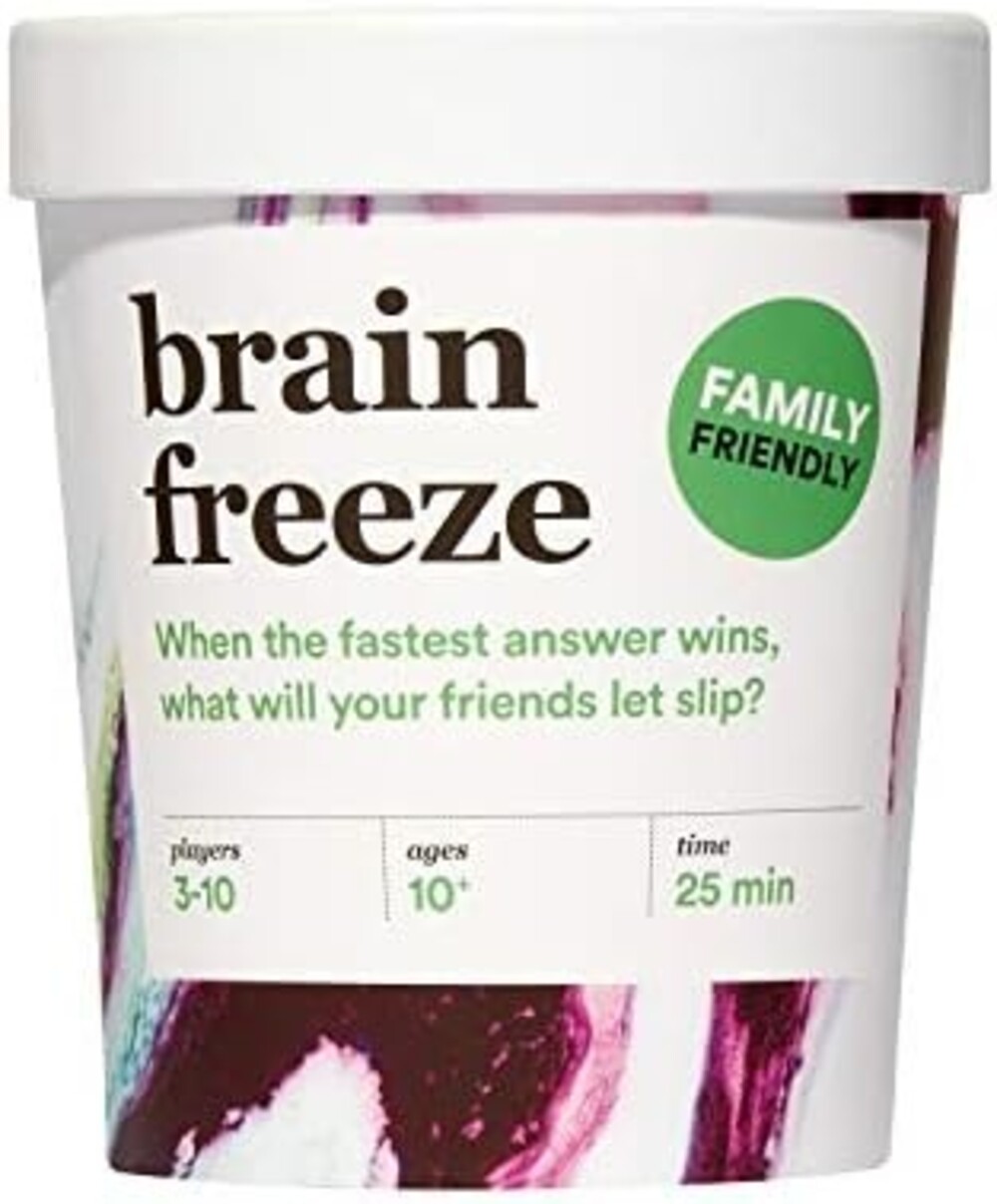 DYCE Brain Freeze Family Card Game, 3-10 Players, Ages 10+